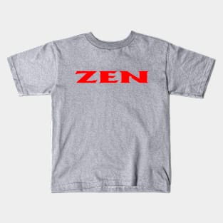 Zen red Kids T-Shirt